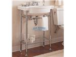 corner vanity cabinet with metal legs
