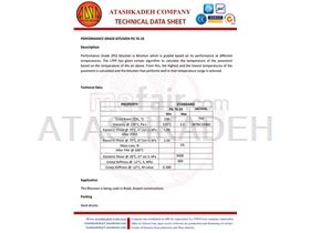 BITUMEN PERFORMANCE GRADE ( PG 76-10 )