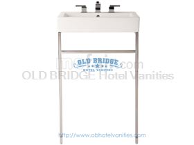 Metal Round Two Leg Single Washstand
